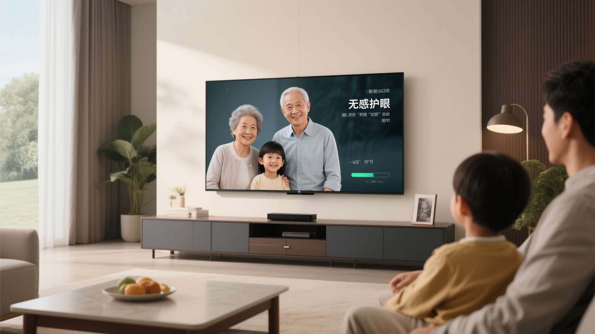 对于有老人和儿童的家庭来说，这种"无感护眼"的设计理念更具实际价值——不需要手动